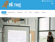 Tablet Screenshot of nlnog.net